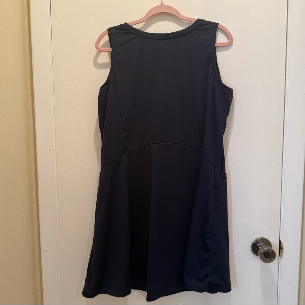 Baleaf Sleeveless Tennis Golf Dress with Built In Shorts XXL Navy Never Worn - Picture 3 of 5
